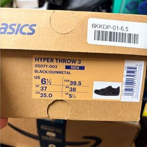 ASICS Hyper Throw 3 Men's Black Shoes